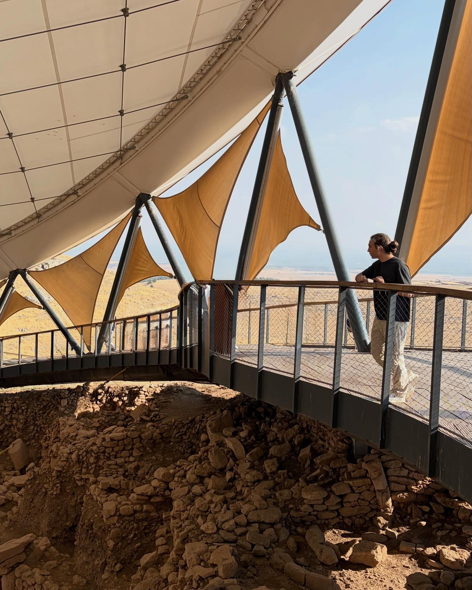 Gobekli Tepe tour visitor photo